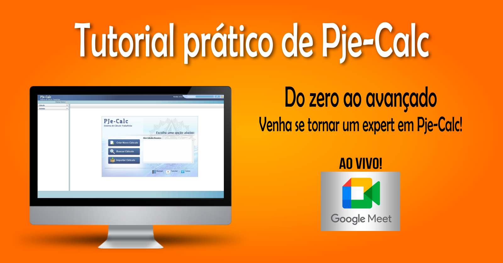 Curso de Pje-Calc para Iniciantes